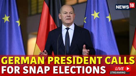 LIVE Germany's Scholz To Call Confidence Vote, Sees Snap Election In ...