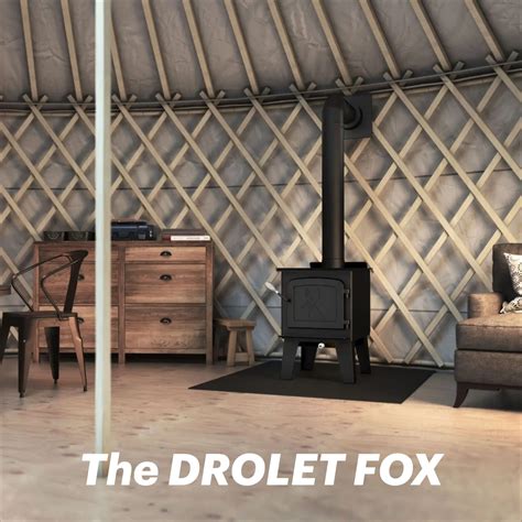 Compact and Efficient Heating with the Drolet Fox Wood Stove | Wood ...