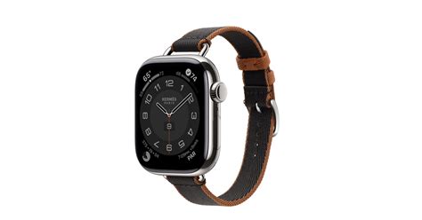 Apple Watch Hermès Series 10 GPS + Cellular, 42 mm Titangehäuse Silber ...