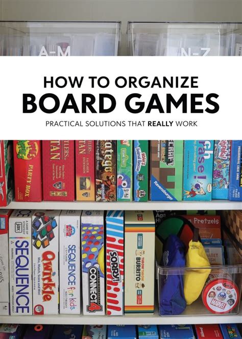 Board Game Storage Ideas Toy Organization The Homes I Have Made