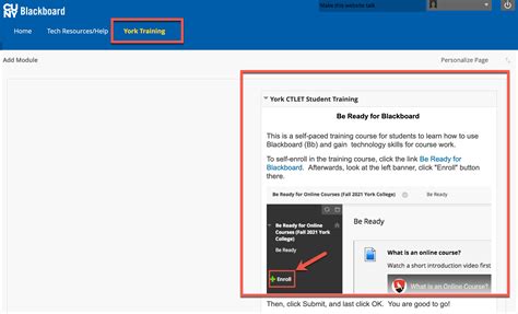 Students Be Ready for Blackboard - CTLET - York College
