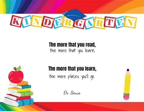 10 Quotes For Kindergarten Graduation