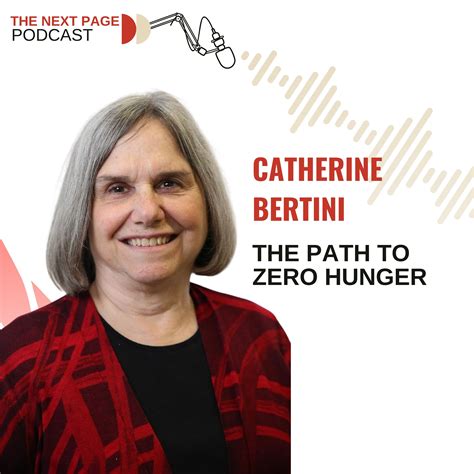 The Path to Zero Hunger - a conversation with Catherine Bertini – The ...