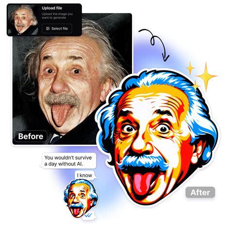 Create face stickers with the AI sticker generator | ArtificialStudio