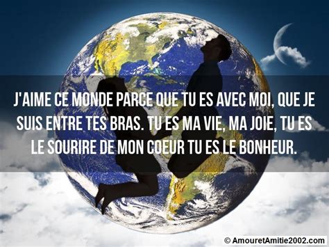 Message amour - J'aime ce monde