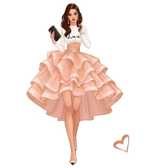 Dress Drawing Easy Girl at Charlie Ortega blog