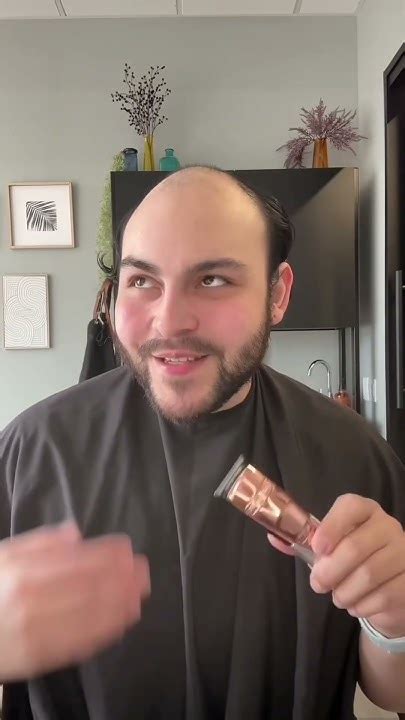 shaving all my hair off!? 😱😱😱 #hair #hairsystem #shavedhead #shaving # ...