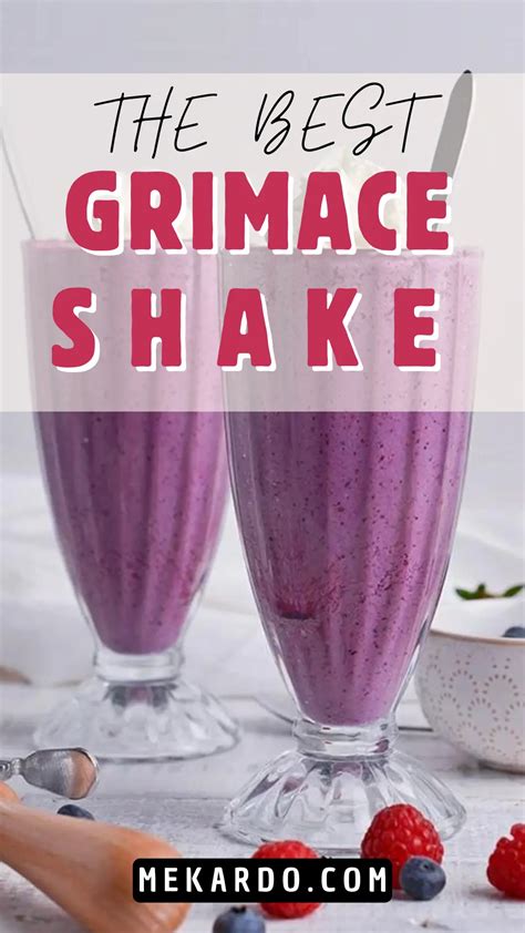 Grimace Shake Recipe - Mekardo