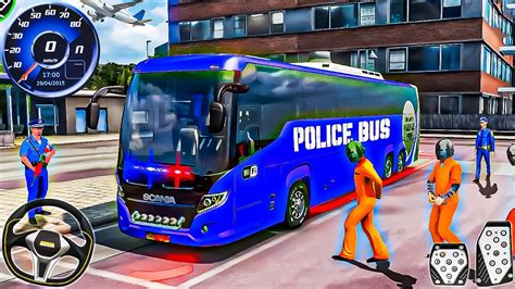 Police Prisoner Bus Driving Simulator 3D - US Police Bus Transporter ...