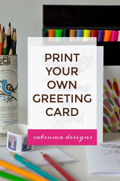Print Your Own Greeting Card | Send Love Today! - Worksheets Library