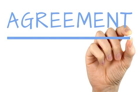 Agreement - Handwriting image