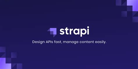 strapi/strapi 简介: Strapi 是一个基于 Node.js 的Headless CMS内容管理系统，帮助开发者快速构建API ...