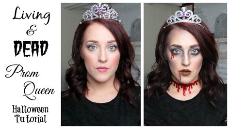 Living/Dead Prom Queen Halloween Tutorial | Kaitlyn Elisabeth Beauty