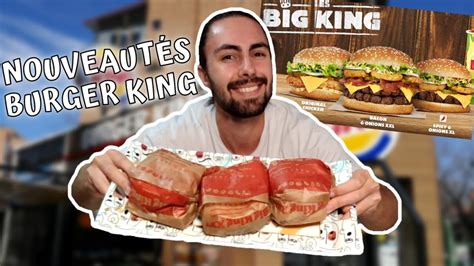 DÉGUSTATION DE TOUS LES BIG KING DE CHEZ BURGER KING!! - YouTube