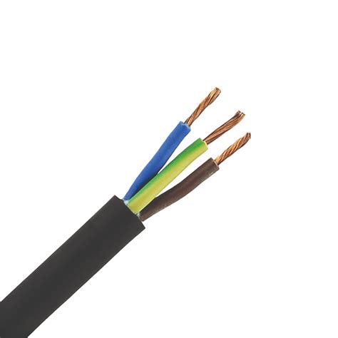 3-aderige kabel | 1,00mm² | blauw-bruin-geel|groen | 100m - TRALERT®
