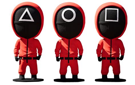 Squid Game guards PNG transparent image download, size: 900x570px