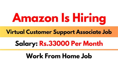 Amazon Recruitment 2024 | Work From Home | Customer Support Associate ...