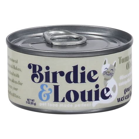 (36 Pack) Birdie & Louie Wet Cat Food, Tuna and Olives, Natural ...