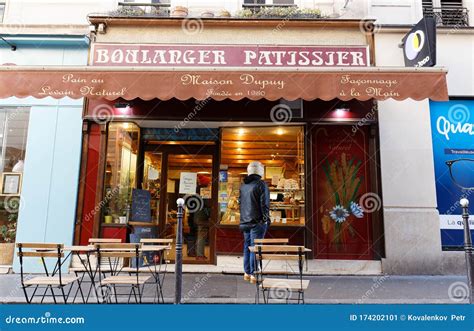 The Traditional French Bakery Shop Maison Dupuy Located at Cadet Street ...