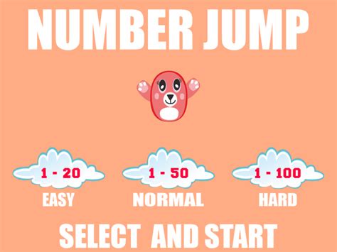 Number Jump Kids Educational Game - Game Templates