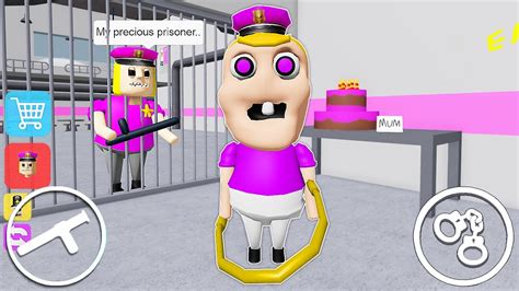 Playing as BABY POLICEWOMAN | POLICE GIRL PRISON RUN (NEW OBBY) All ...