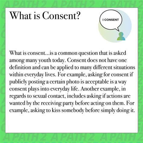 Consent Reminders and Definition — A Path 2 Courage