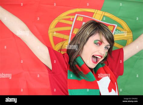Portuguese football fan Banque de photographies et d’images à haute ...