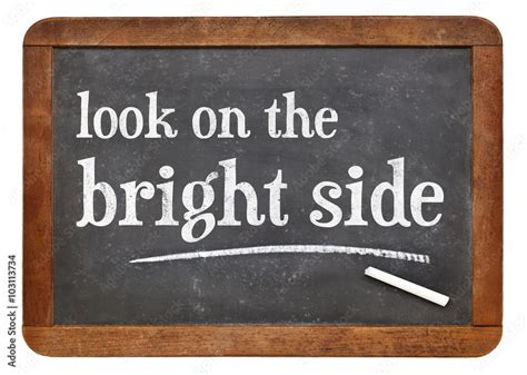 look on the bright side Stock Photo | Adobe Stock