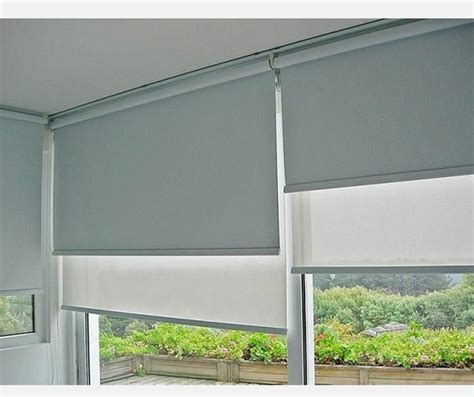 Persiana Enrollable Doble Traslúcida Y Opaca Black Out 180cm | Meses ...