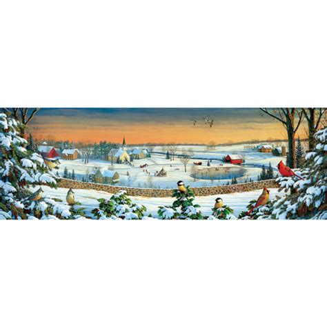 Winter Panorama 500 Piece Jigsaw Puzzle | Spilsbury