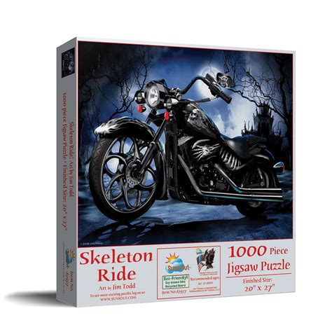 SUNSOUT INC - Skeleton Ride - 1000 pc Jigsaw Puzzle by Artist: Jim Todd ...