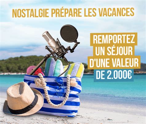 Nostalgie Belgique pense déjà aux vacances