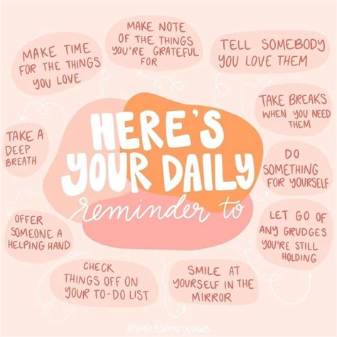 Here's Your Daily Reminder to Do | Self reminder, Daily reminder, Self