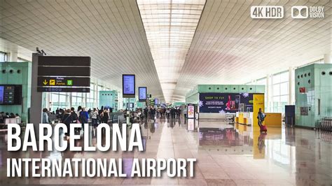 Barcelona El-Prat (BCN) International Airport, Terminal 1 - 🇪🇸 Spain [4K HDR] Walking Tour