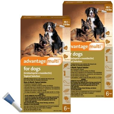 Advantage Multi for Dogs 88.1-110 lbs (12 Months) | EP Rx