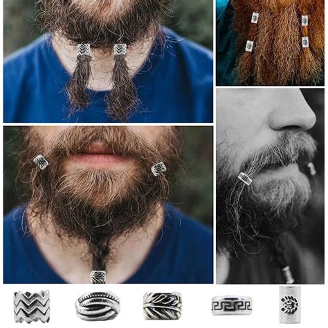 Anneaux-de-perles-de-barbe-en-m-tal-pour-hommes-et-femmes-Dreadlock ...