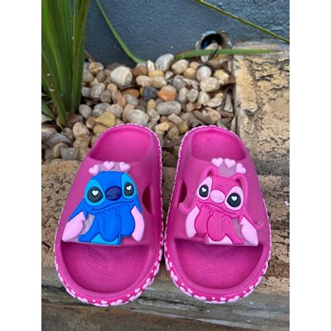 Chinelo Nuvem Infantil Menina Stitch Apaixonado Lilo | Shopee Brasil