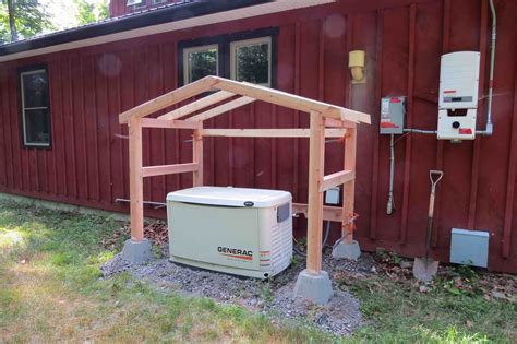 Beech House: Generator shed