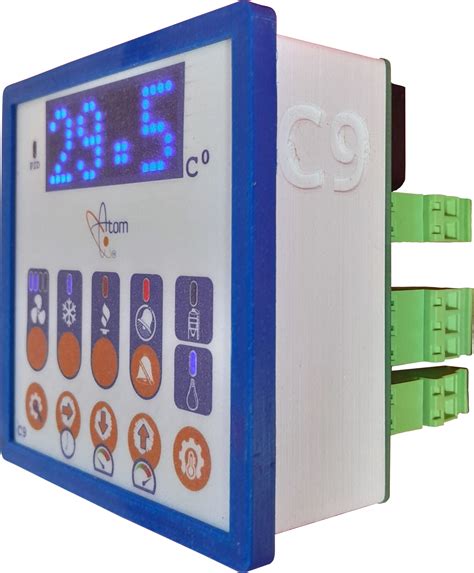 Atom - جهاز C9 للتحكم في مزارع الدواجن - تسجيل القراءة العظمى و الصغرى ...