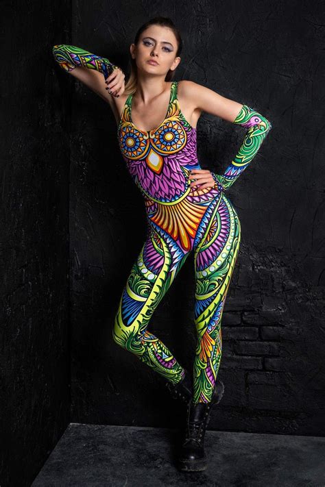 Rave Catsuit for Women Burning Man Catsuit Rave Outfit | Etsy in 2021 ...