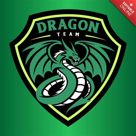 Dragon Team Logo Design Template | Free Design Template