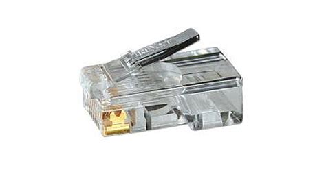Conector RJ45 Cat5e de 50 micras (100 unidades)