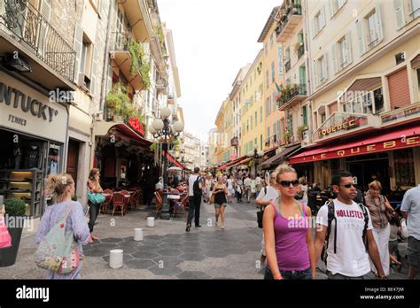 France old nice shopping hi-res stock photography and images - Alamy