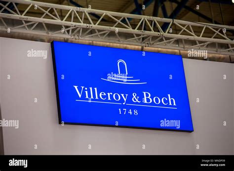 Moscow, Russia - March, 2018: Villeroy & Boch logo company sign on the ...