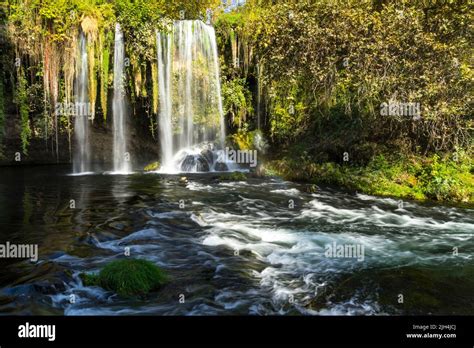 Upper Duden waterfalls in Antalya Stock Photo - Alamy