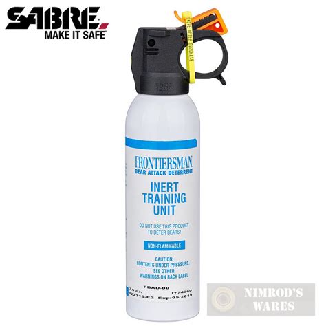 Sabre Frontiersman PRACTICE Bear & Mountain Lion Spray FBADX-00 ...