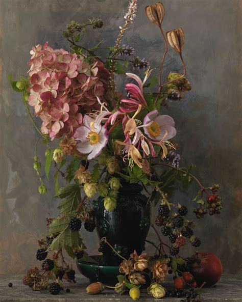 Francois Gillet on Instagram: “Autumn in Nye” | Flower painting, Floral ...