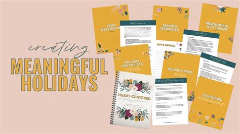 Create Meaningful Holidays