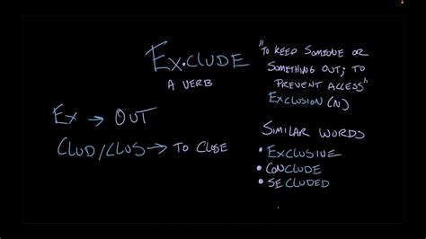 Exclude | Vocabulary | Khan Academy