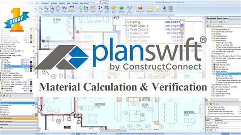 Material Calculation and Verification in Planswift